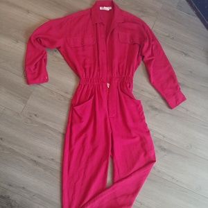 Vintage red jumpsuit